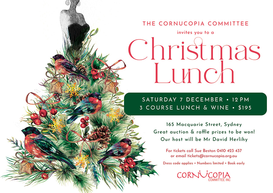 The Cornucopia Committee invites you to a Christmas Lunch